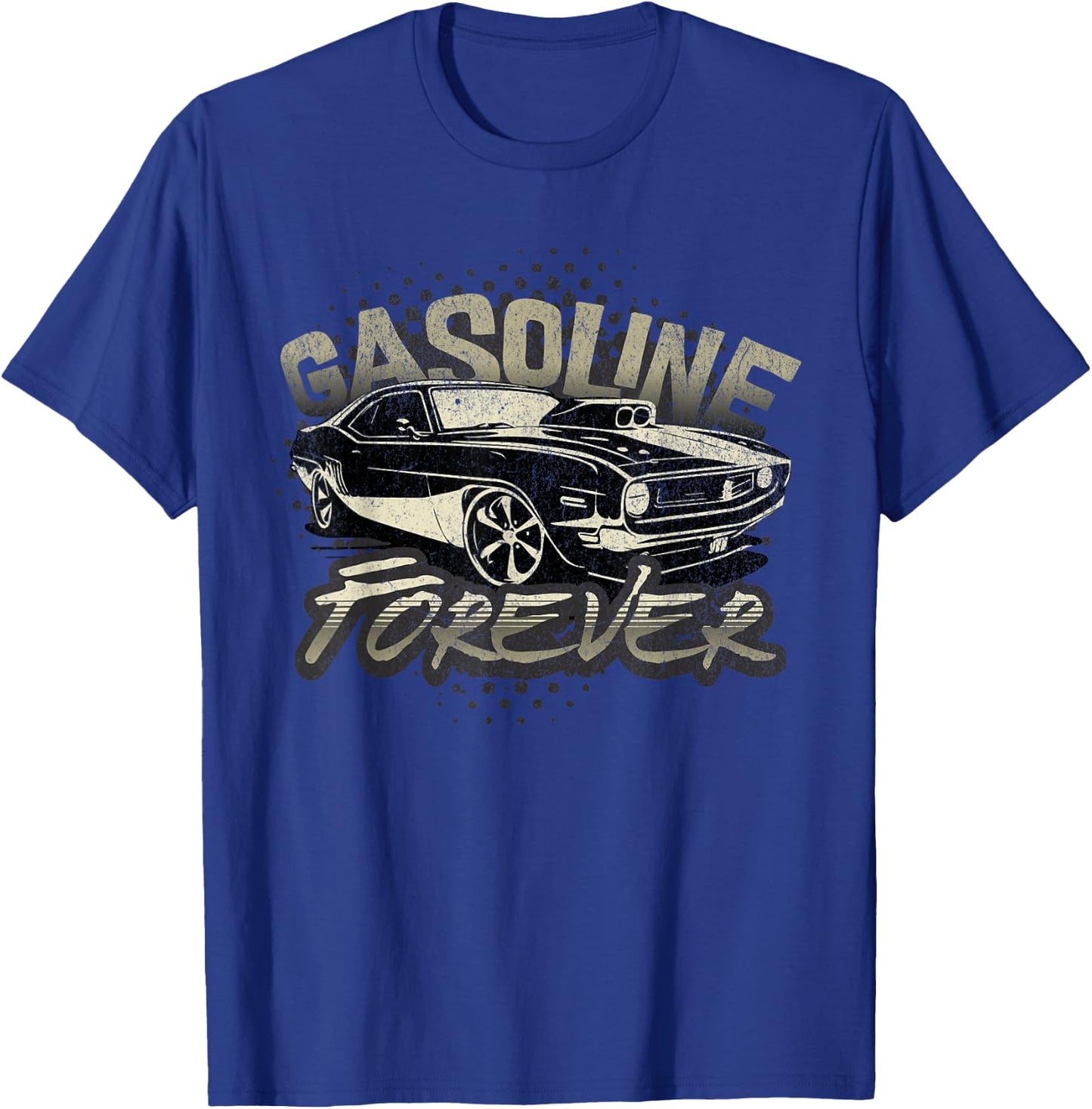 Gasoline Forever T-Shirt - T-Shirt | Royal