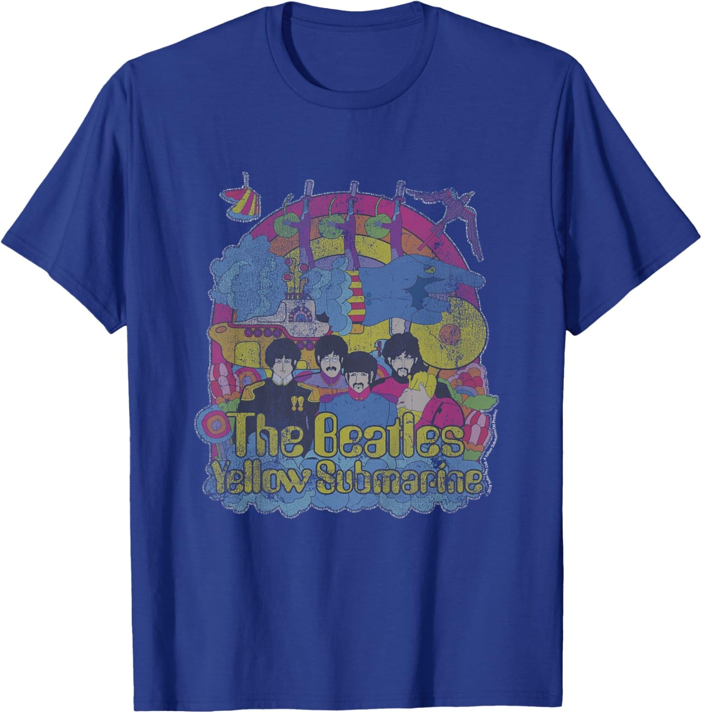 The Beatles - Yellow Submarine Vintage T-Shirt - T-Shirt | Royal