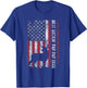 USA Flag Best Buckin Pap Pap Ever Deer Hunting Fathers Day T-Shirt - T-Shirt | Royal