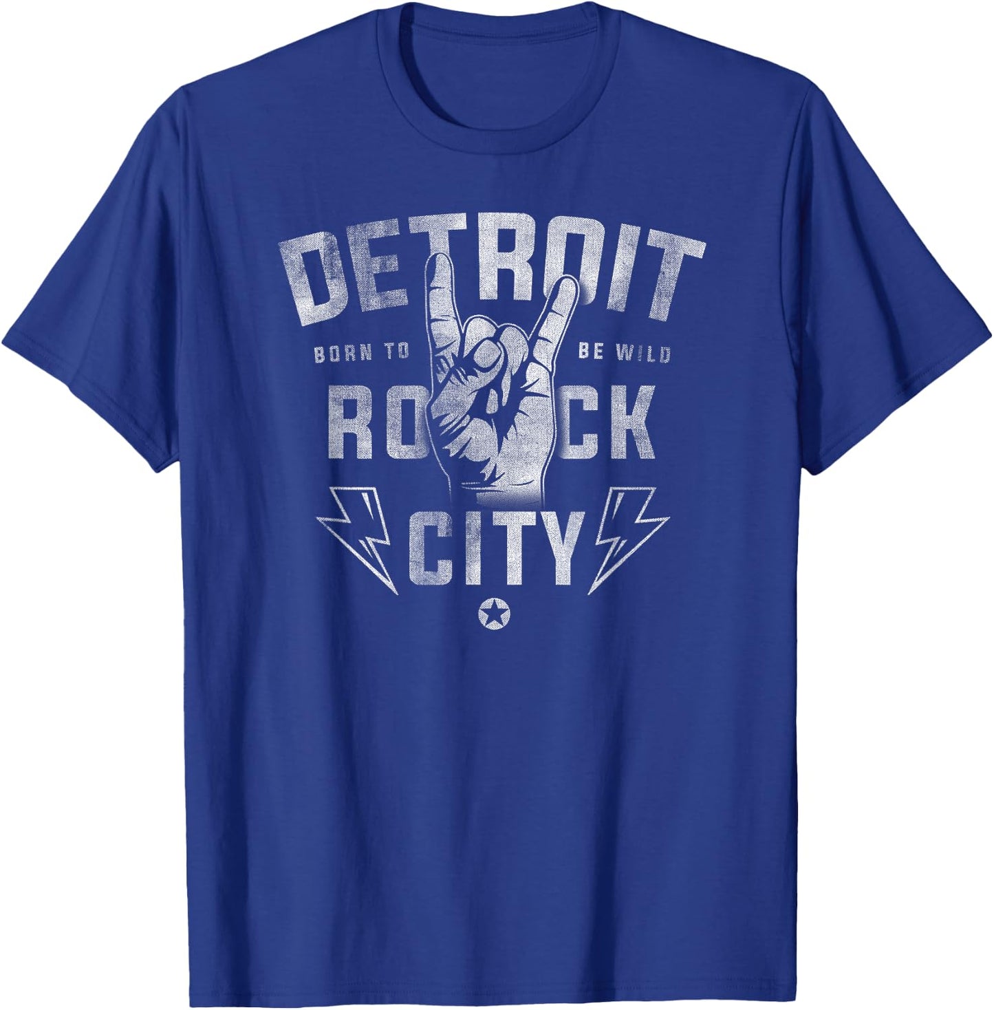 Detroit Rock City Black Vintage T-Shirt - T-Shirt | Royal