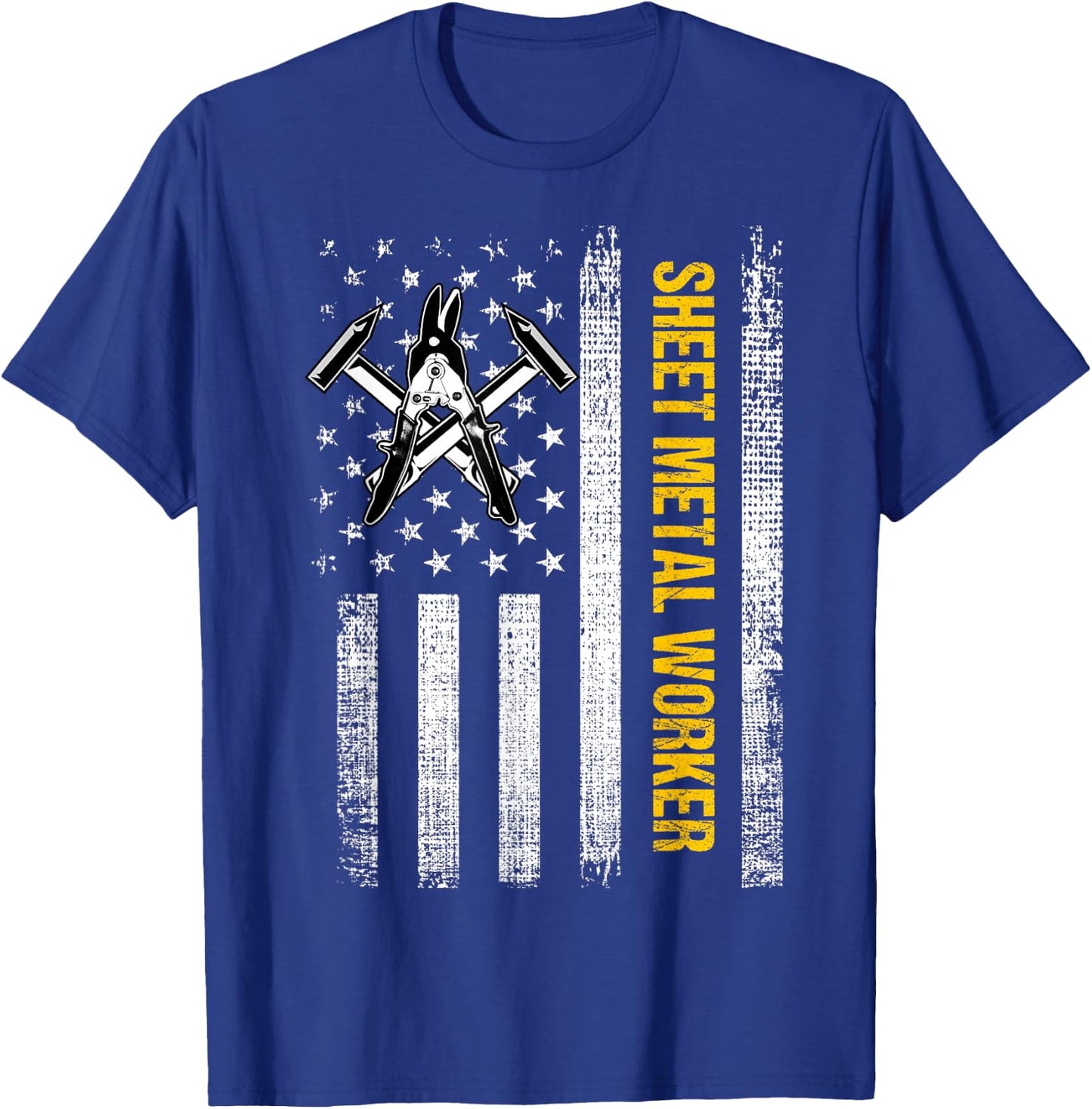Sheet Metal Worker T-Shirt - T-Shirt | Royal