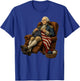 Knitted American Flag George Washington Knitting T-Shirt - T-Shirt | Royal