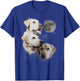 Howling at the Moon Shirt - Funny Yellow Labrador Retriever T-Shirt - T-Shirt | Royal