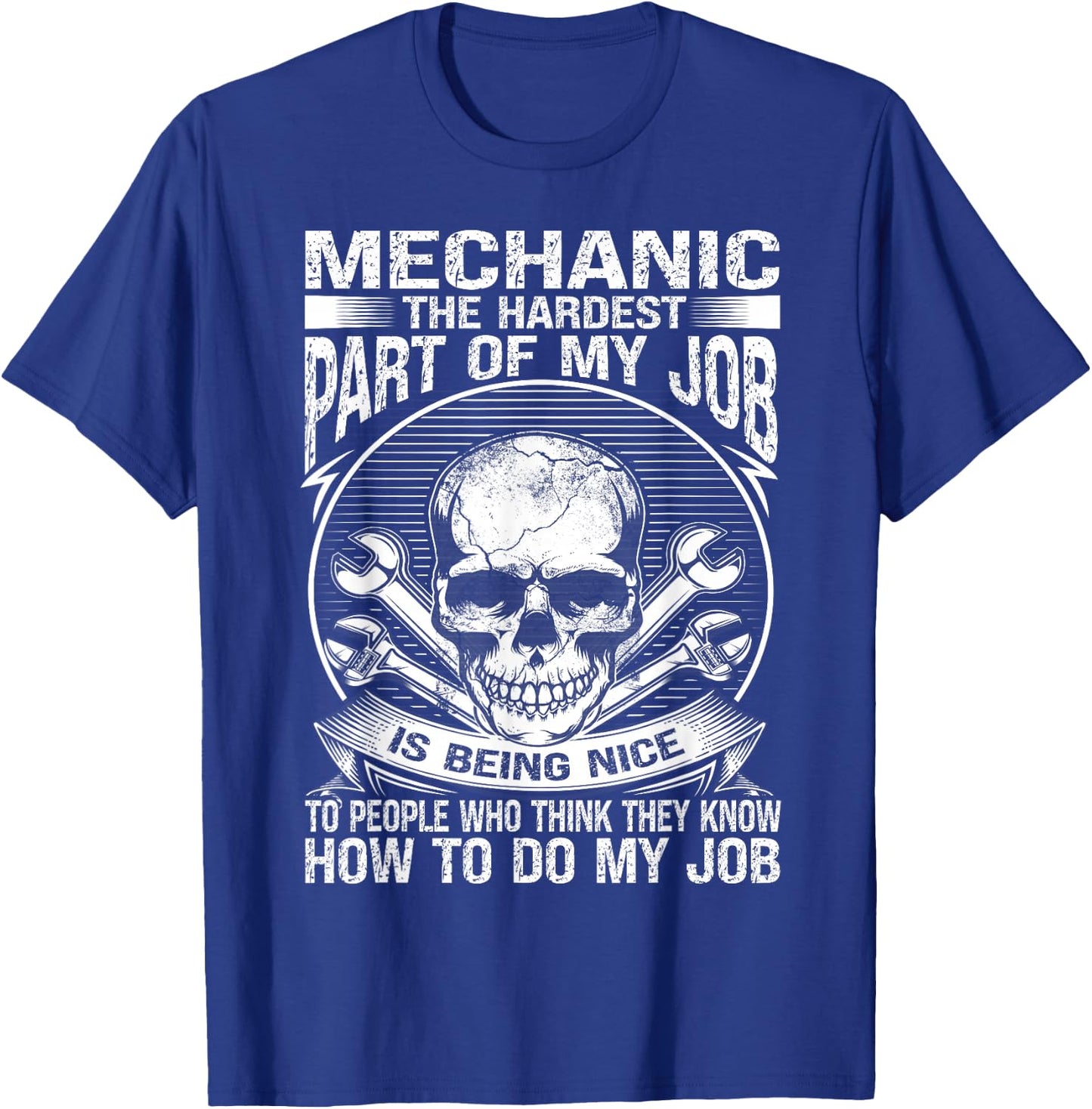 Mechanic Car Guy Auto Mechanic T-Shirt - T-Shirt | Royal