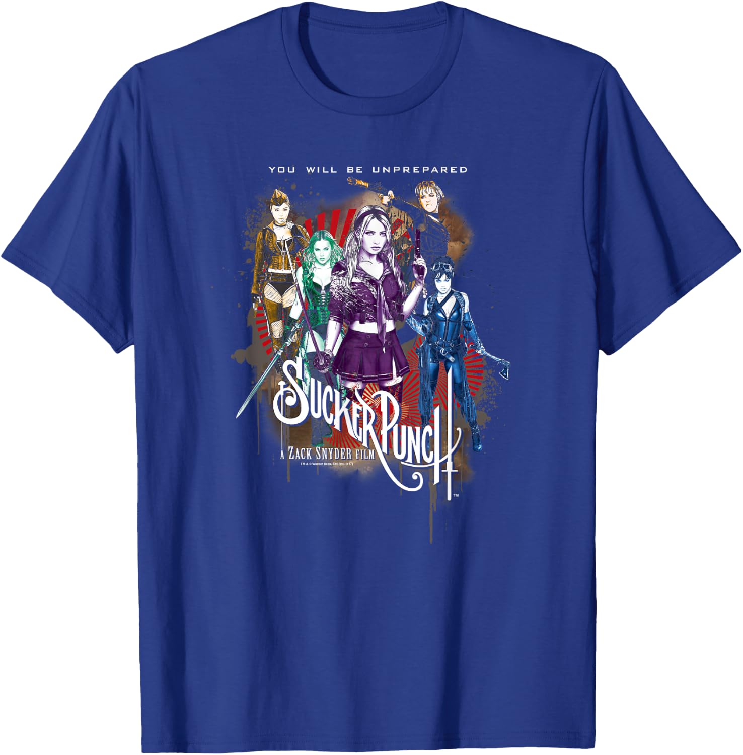 Sucker Punch Unprepared T-Shirt - T-Shirt | Royal