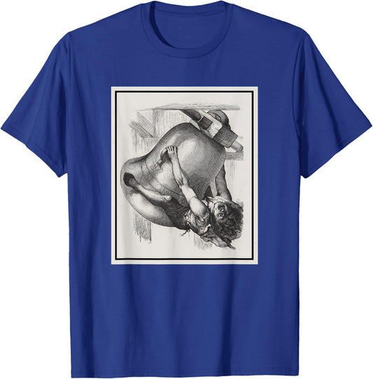 Quasimodo Ringing the Cathedral Bells (1844) T-Shirt - T-Shirt | Royal
