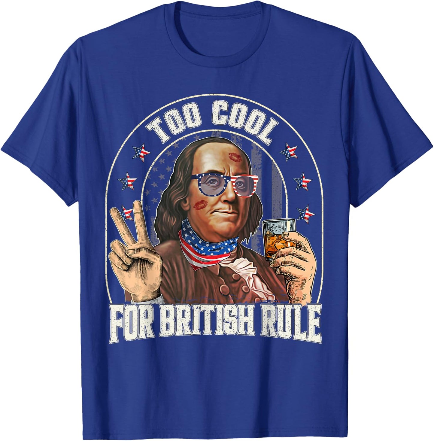 4th of July To Cool For British Rule Funny T-Shirt - T-Shirt | Royal