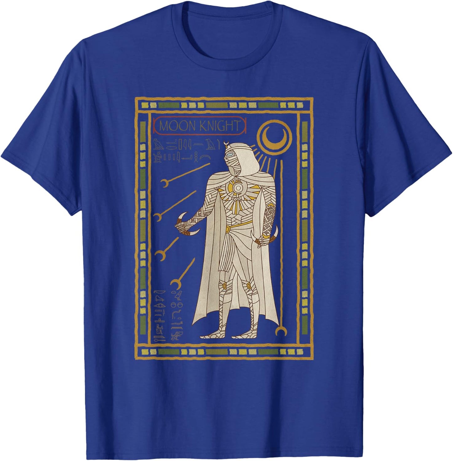 Marvel Moon Knight Tarot Card Hieroglyph Poster T-Shirt - T-Shirt | Royal