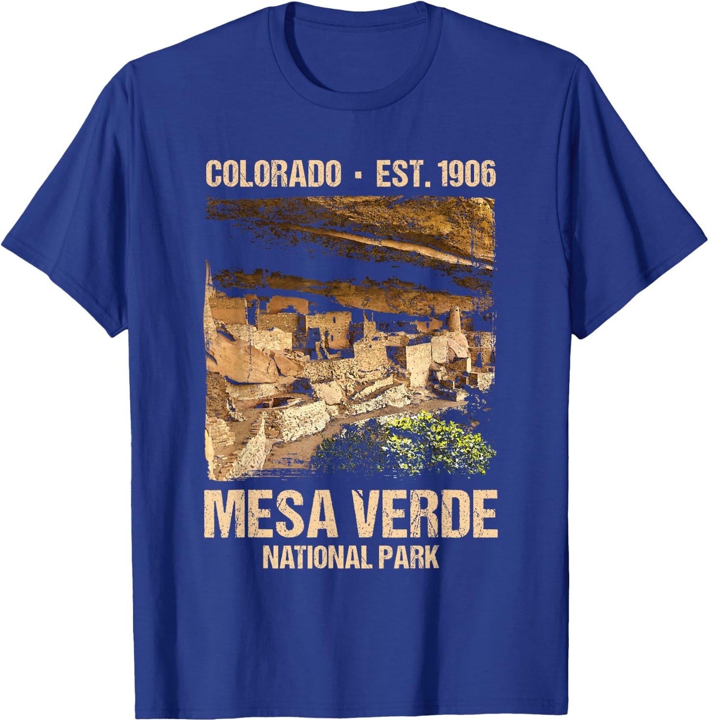 Mesa Verde US National Park Colorado Gift T-Shirt - T-Shirt | Royal