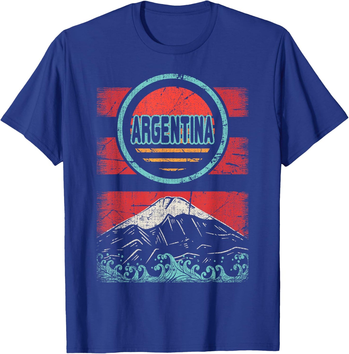 Argentina Retro Vintage 80s Style T-Shirt - T-Shirt | Royal