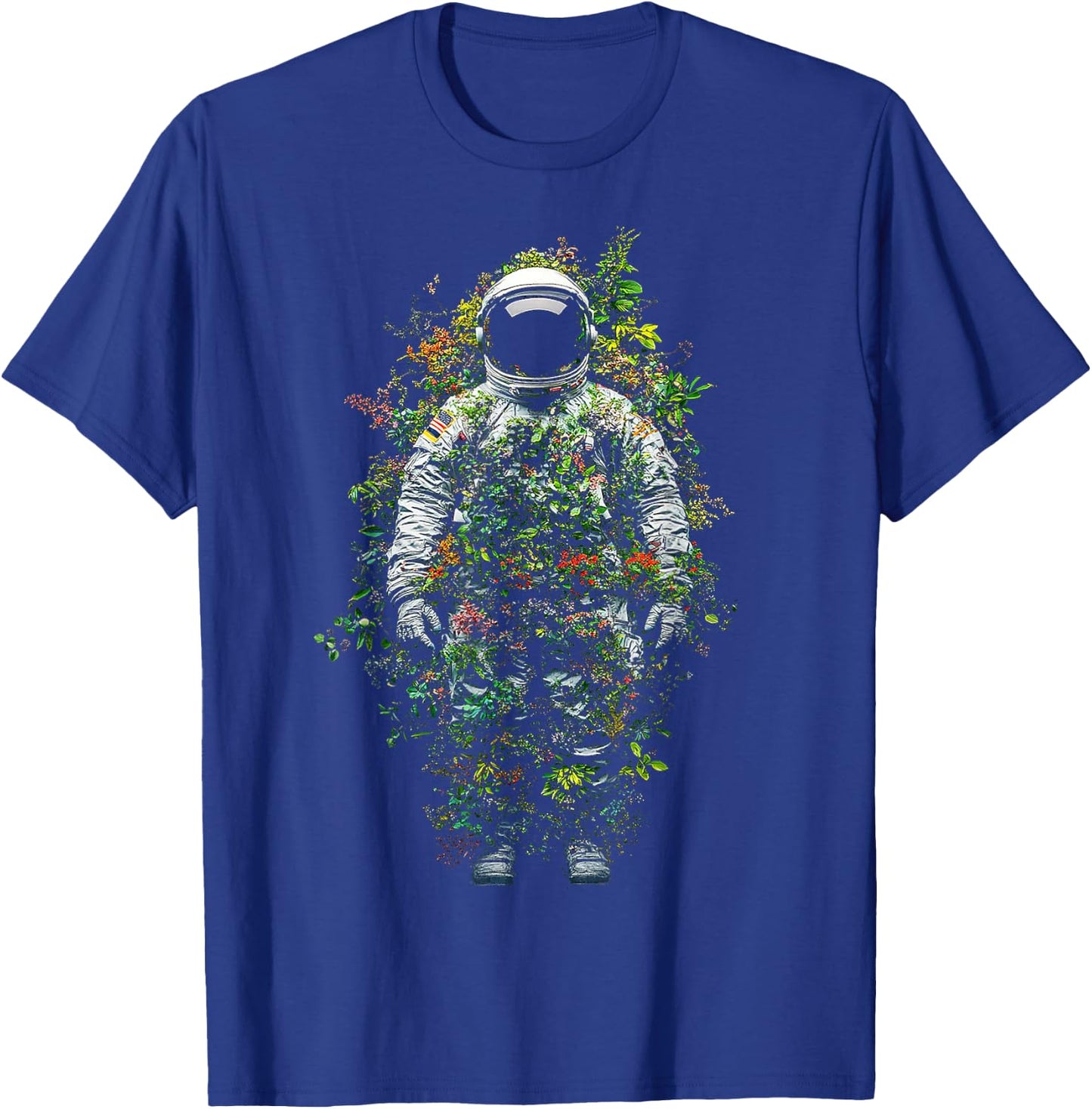 Astronaut Forest Graphic Art Astronaut T-Shirt - T-Shirt | Royal