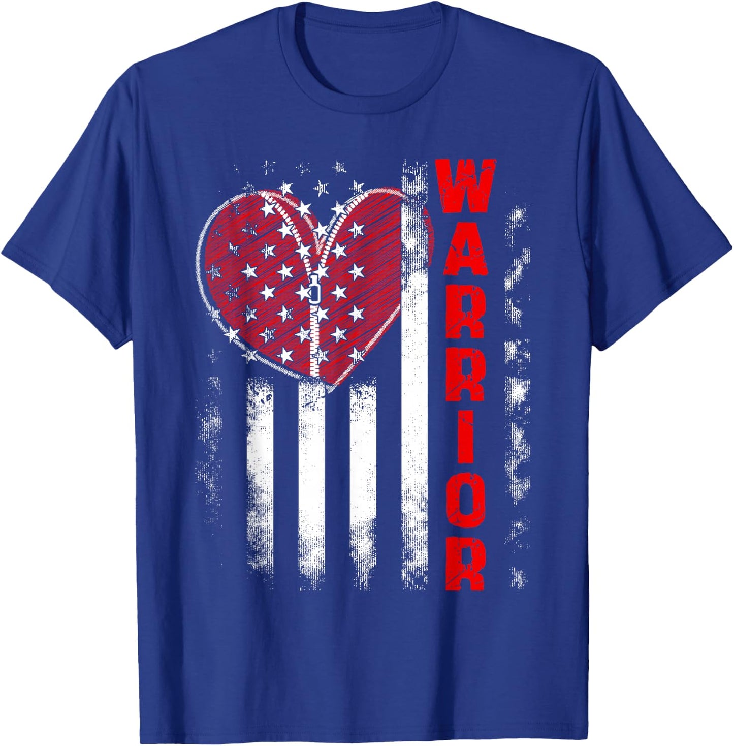 Open Heart Surgery Warrior For Heart Patients Survivor T-Shirt - T-Shirt | Royal