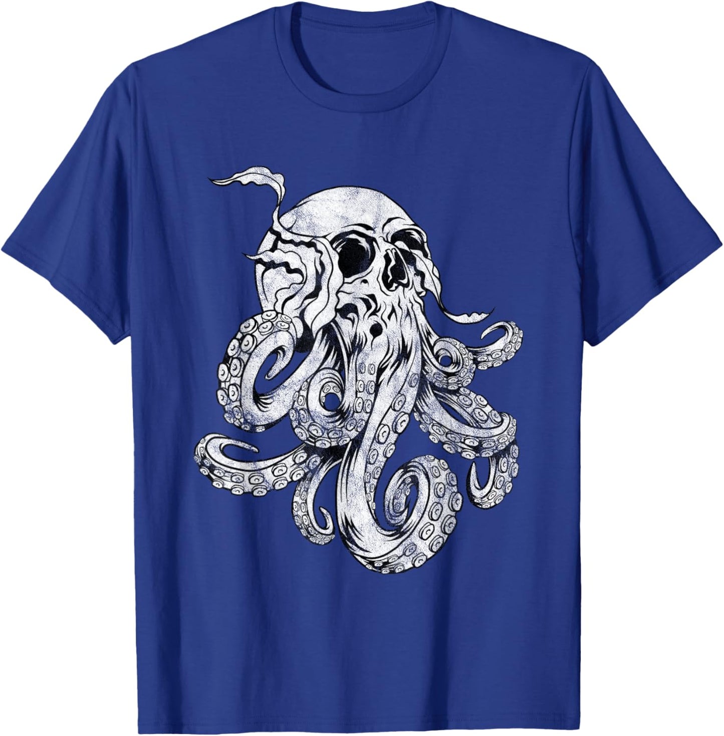 Octopus Skull Monster Kraken Cthulhu Skull Women T-Shirt - T-Shirt | Royal