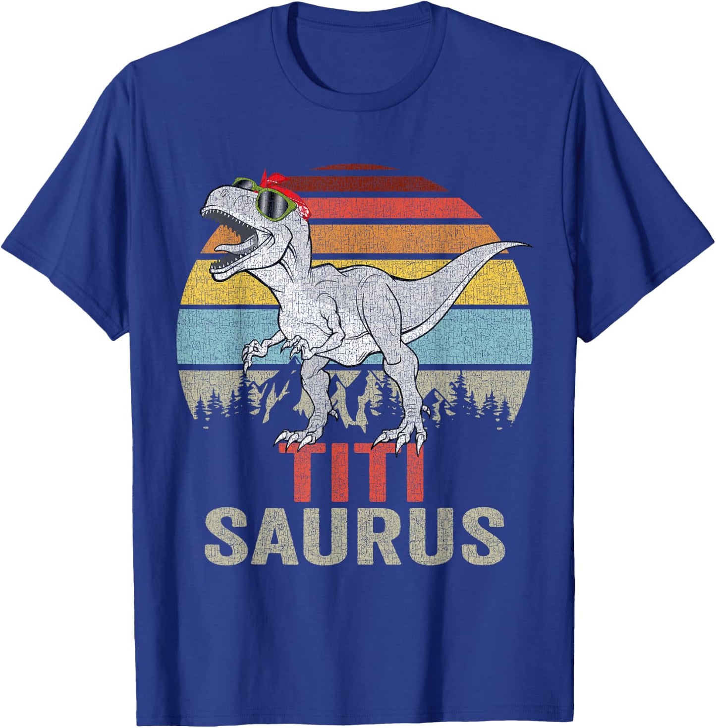 Titisaurus T Rex Titi Saurus Family Matching Dinosaur Women T-Shirt - T-Shirt | Royal