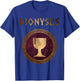 Dionysus Greek God of Wine Symbol T-Shirt - T-Shirt | Royal
