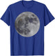 Halloween Full Moon from Satellite Outer Space Science T-Shirt - T-Shirt | Royal