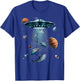Galaxy Fish shark Space UFO Alien Stars Sea Ocean Sharks T-Shirt - T-Shirt | Royal