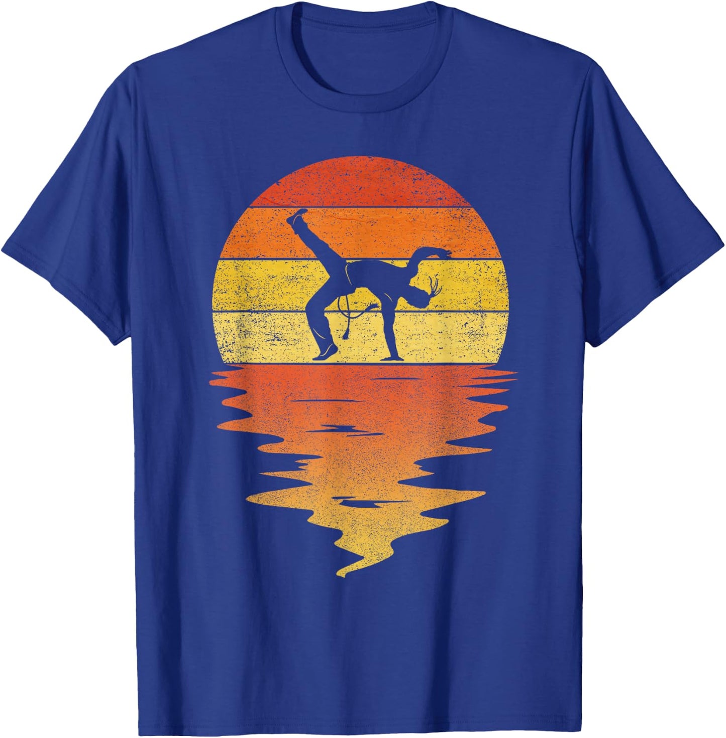 Capoeira shirt retro sunset 70s vintage Capoeira T-Shirt - T-Shirt | Royal