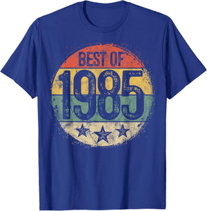 Best Of 1985 40th Birthday Gifts Women 40 Year Old T-Shirt - T-Shirt | Royal