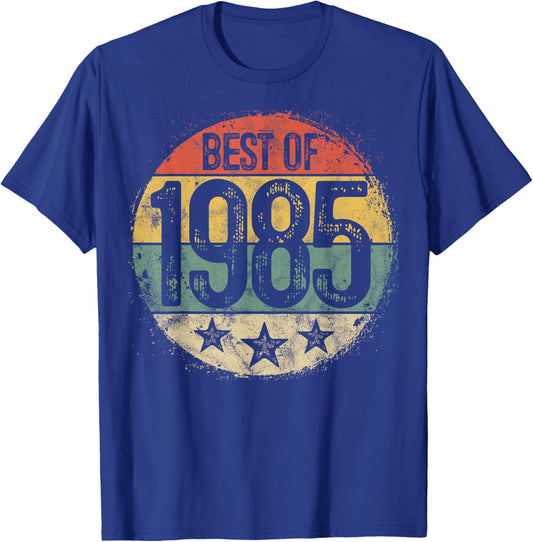 Best Of 1985 40th Birthday Gifts Women 40 Year Old T-Shirt - T-Shirt | Royal