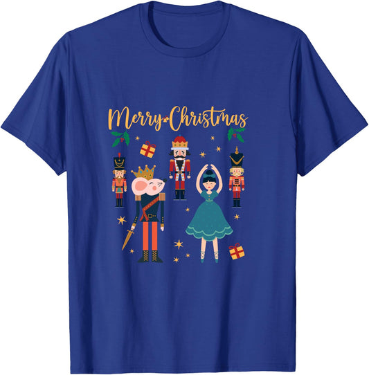 Matching Family Nutcracker Ballet Pajama Christmas Clara T-Shirt - T-Shirt | Royal
