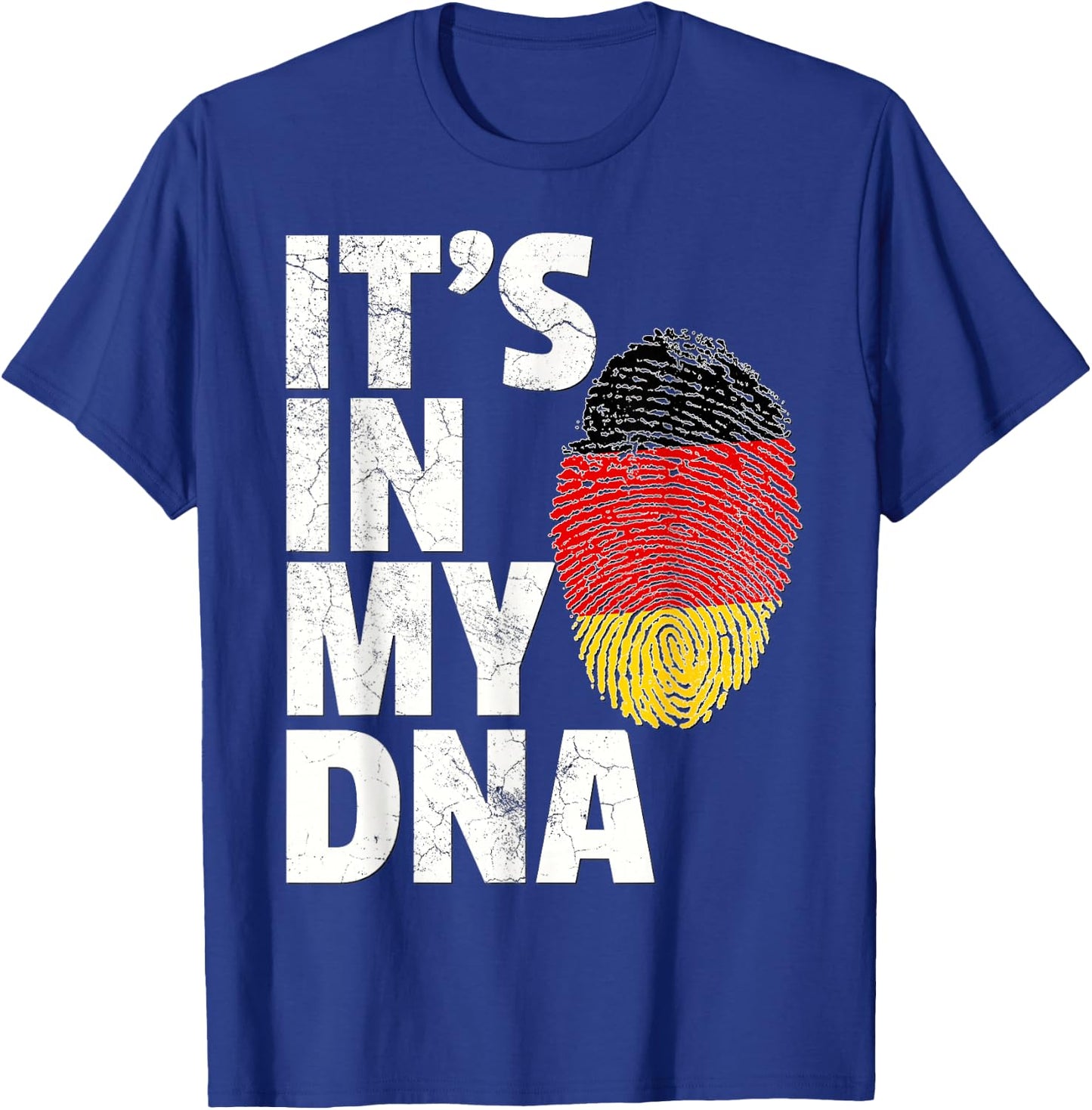 IT'S IN MY DNA German Germany Flag T Shirt Gift Men Women T-Shirt - T-Shirt | Royal