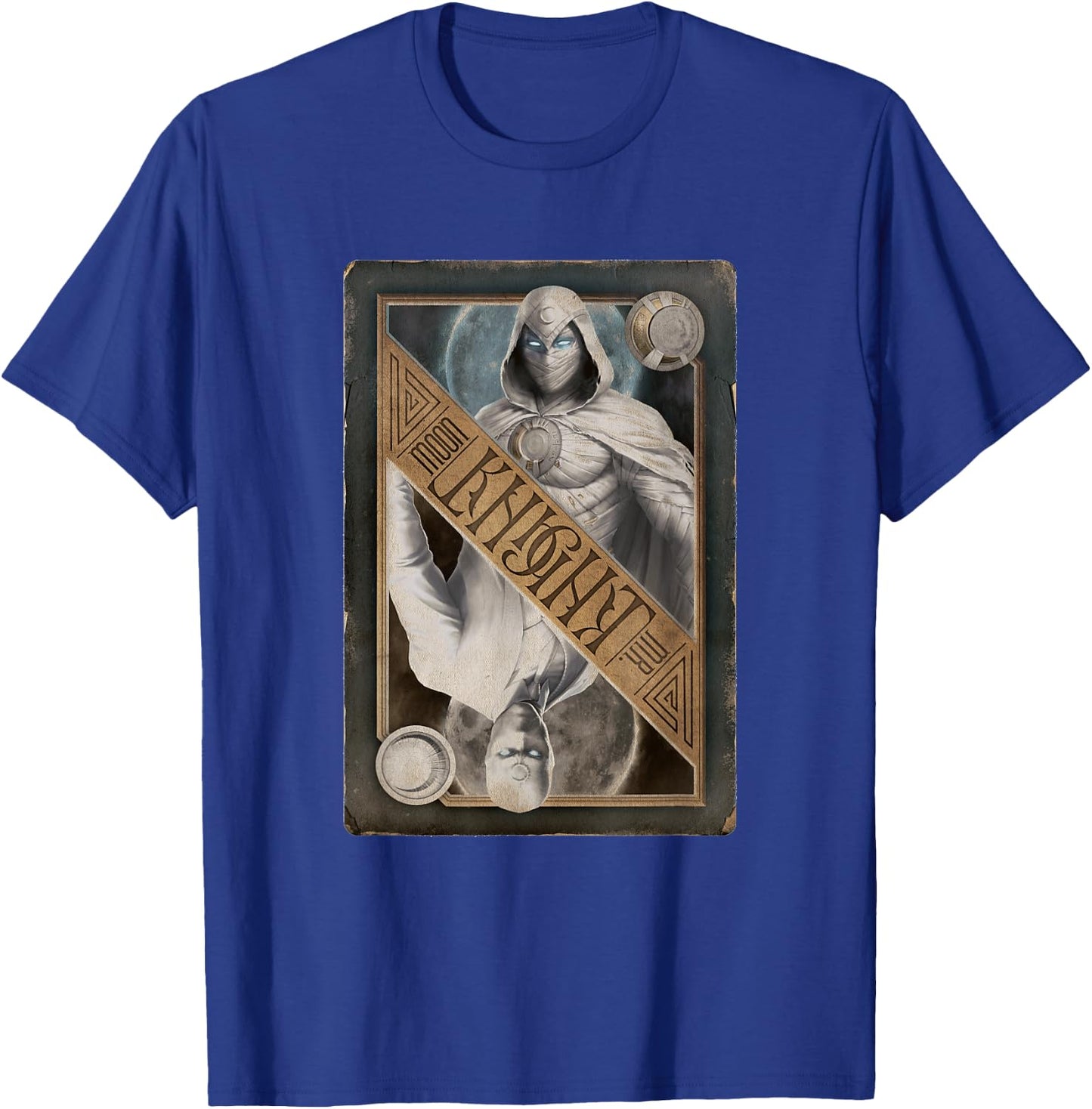 Marvel Moon Knight Mr. Knight Playing Card T-Shirt - T-Shirt | Royal
