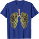 Funny Weed Lung Marijuana Bud - THC Lung T-Shirt - T-Shirt | Royal