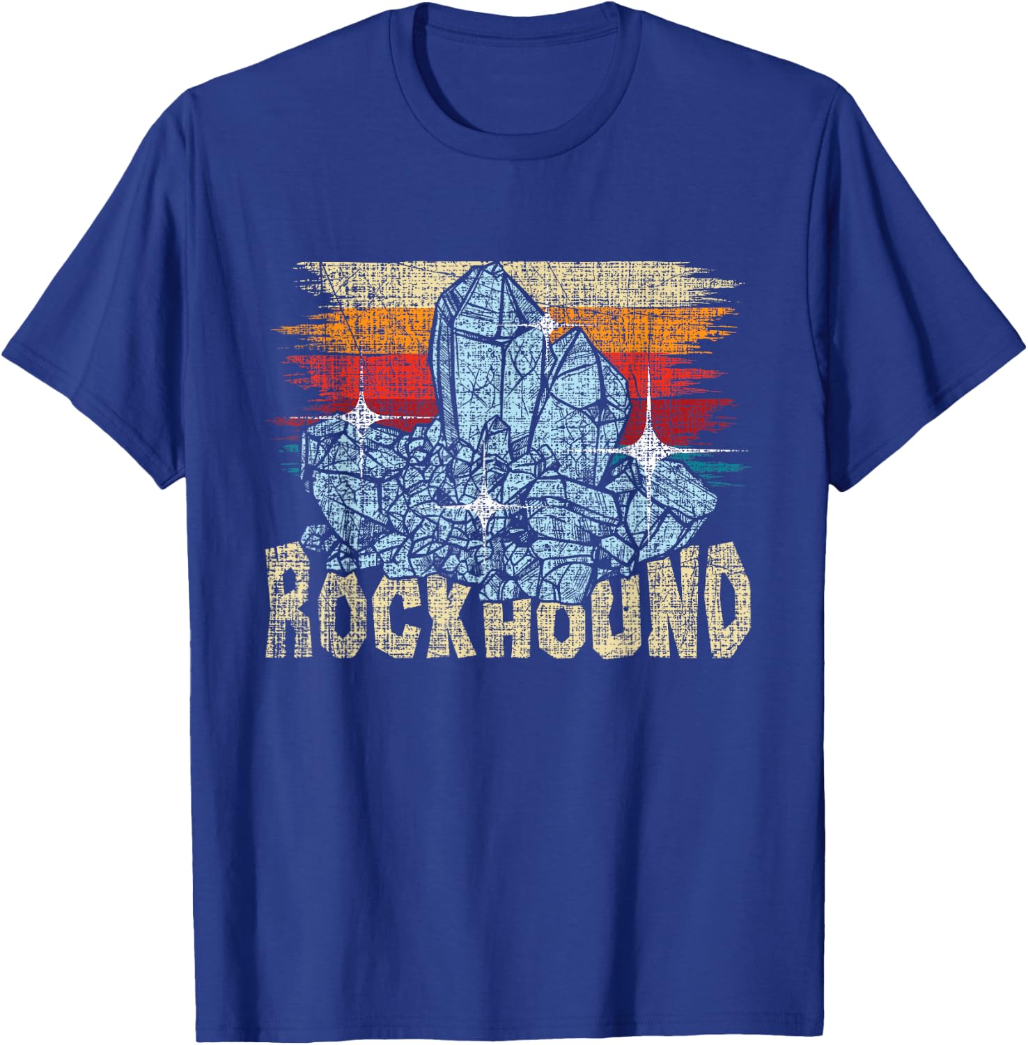 Rockhound - Rock Collector Geode Hunter Geology Geologist T-Shirt - T-Shirt | Royal