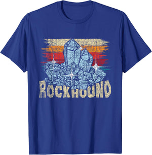 Rockhound - Rock Collector Geode Hunter Geology Geologist T-Shirt - T-Shirt | Royal