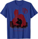 Marvel Daredevil The Man Without Fear Silhouette T-Shirt - T-Shirt | Royal