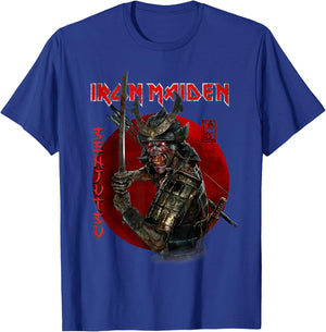 Iron Maiden - Senjutsu Eddie Red Circle T-Shirt - T-Shirt | Royal