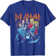 Def Leppard - Band Photo City Arlington T-Shirt - T-Shirt | Royal