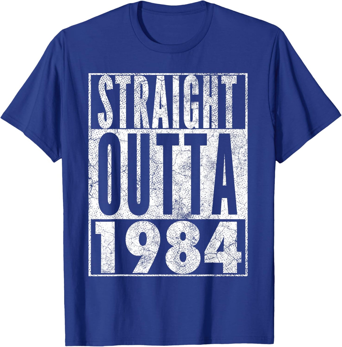 Vintage 1984 42nd Birthday 42 Years Old Retro Men Women T-Shirt - T-Shirt | Royal