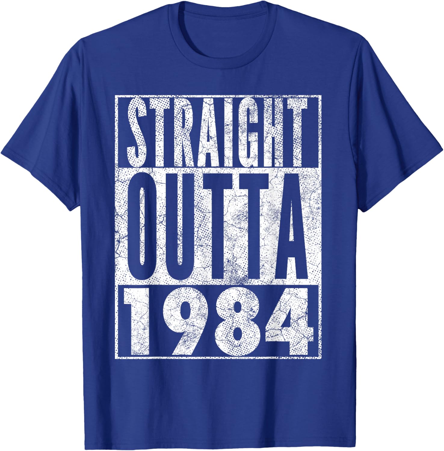 Vintage 1984 42nd Birthday 42 Years Old Retro Men Women T-Shirt - T-Shirt | Royal