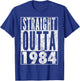 Vintage 1984 42nd Birthday 42 Years Old Retro Men Women T-Shirt - T-Shirt | Royal