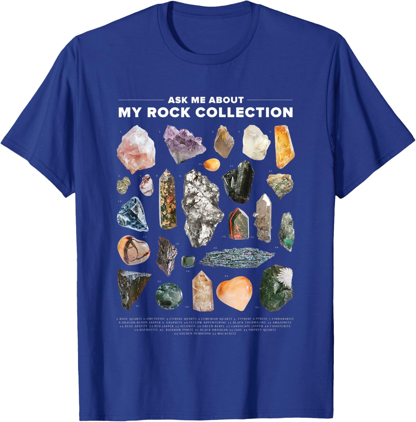 Ask me about my Rock Collection T-Shirt - T-Shirt | Royal