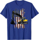 Heavy Equipment Operator Design On Back of Clothing T-Shirt - T-Shirt | Royal