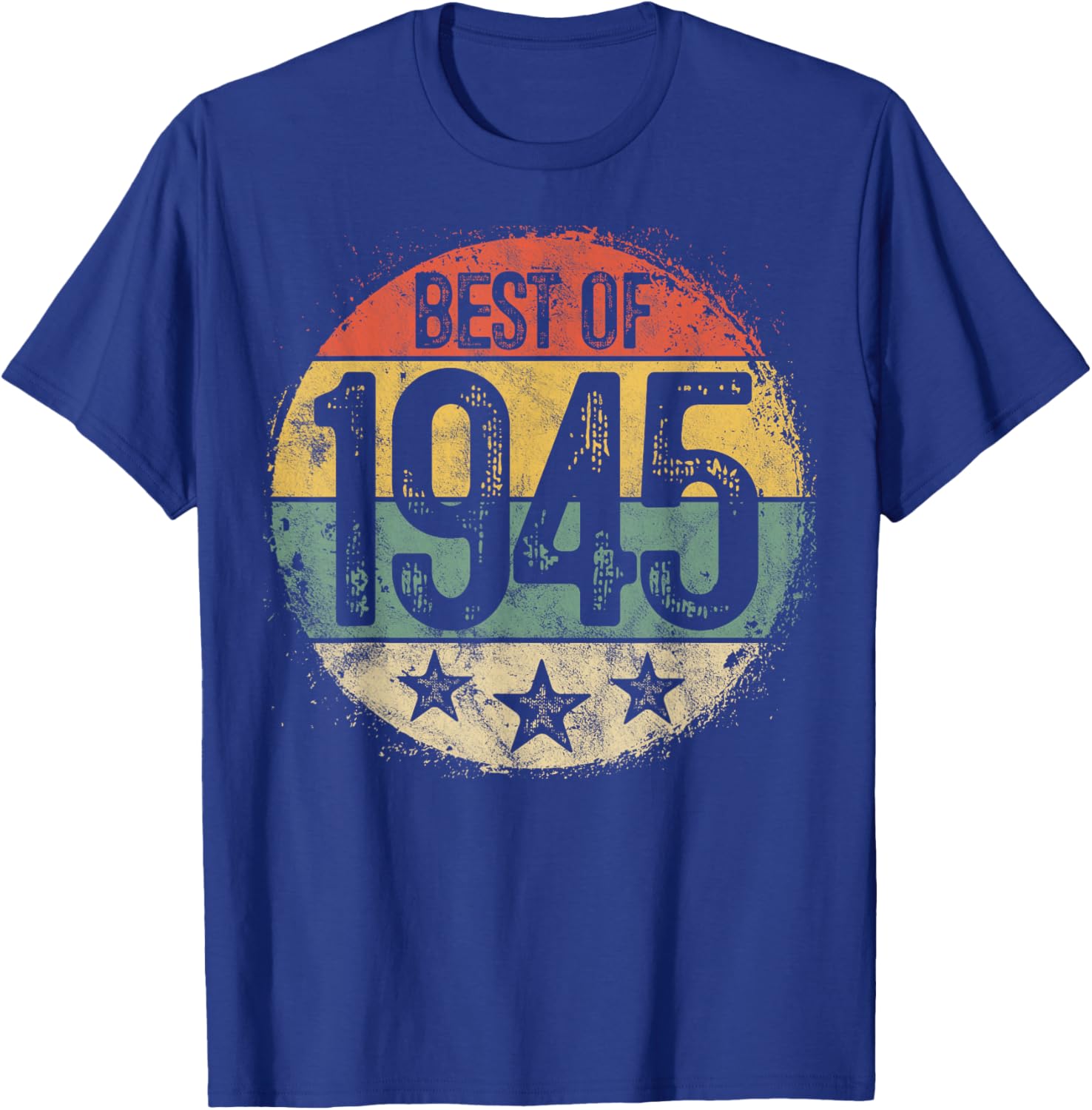 Best Of 1945 80th Birthday Gifts Women 80 Year Old T-Shirt - T-Shirt | Royal
