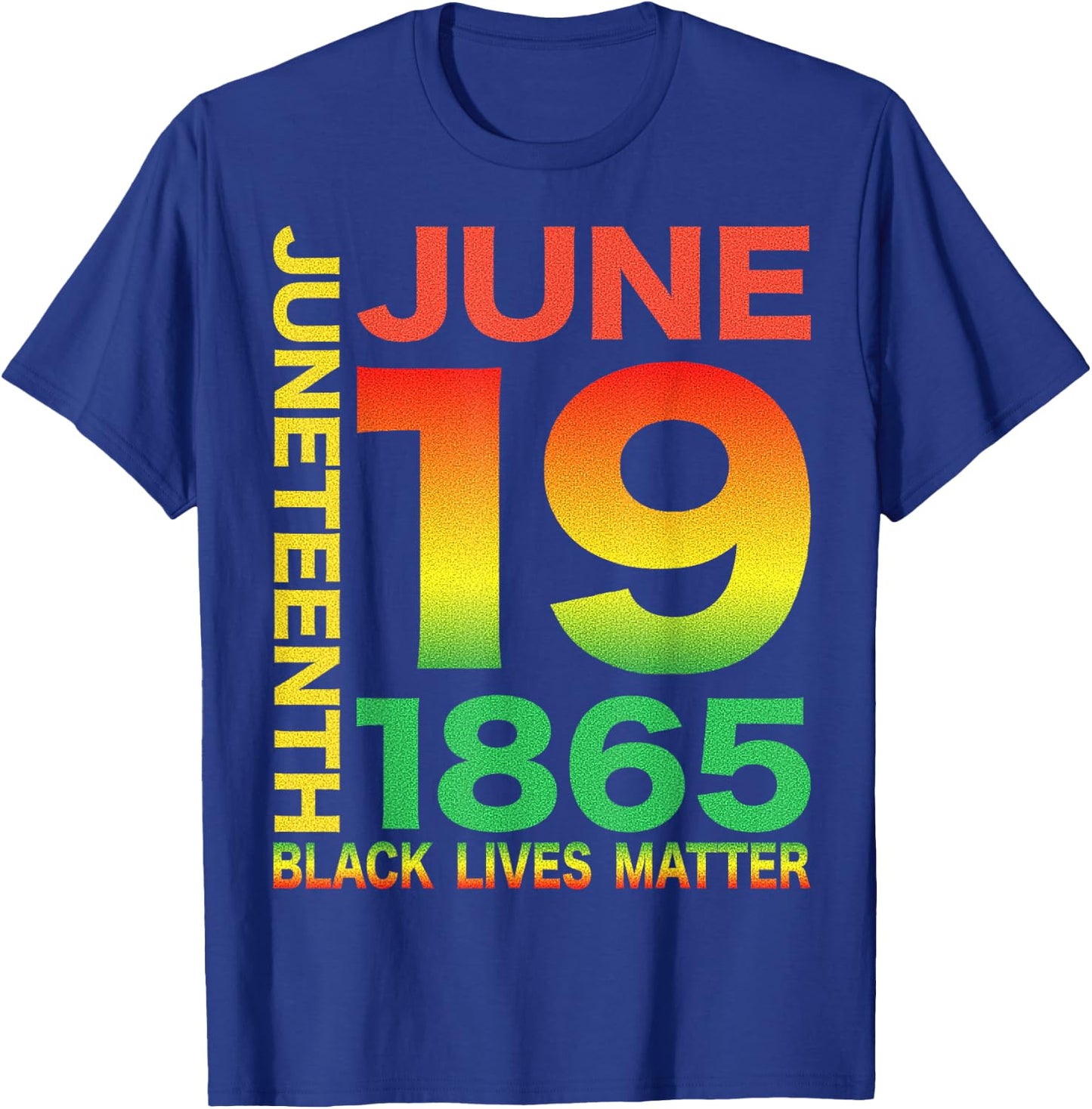 Happy Juneteenth Is My Independence Day Free ish Black Men T-Shirt - T-Shirt | Royal