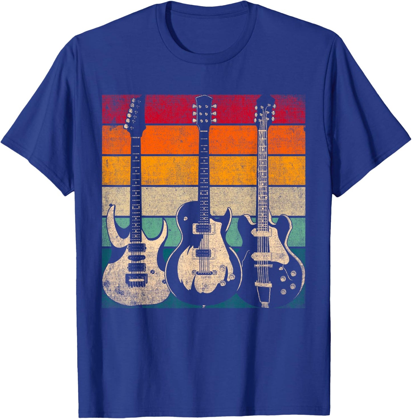 Retro Guitar T-Shirt - T-Shirt | Royal