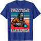 I Weld I Drink I Hate People And I Know Things Distressed T-Shirt - T-Shirt | Royal