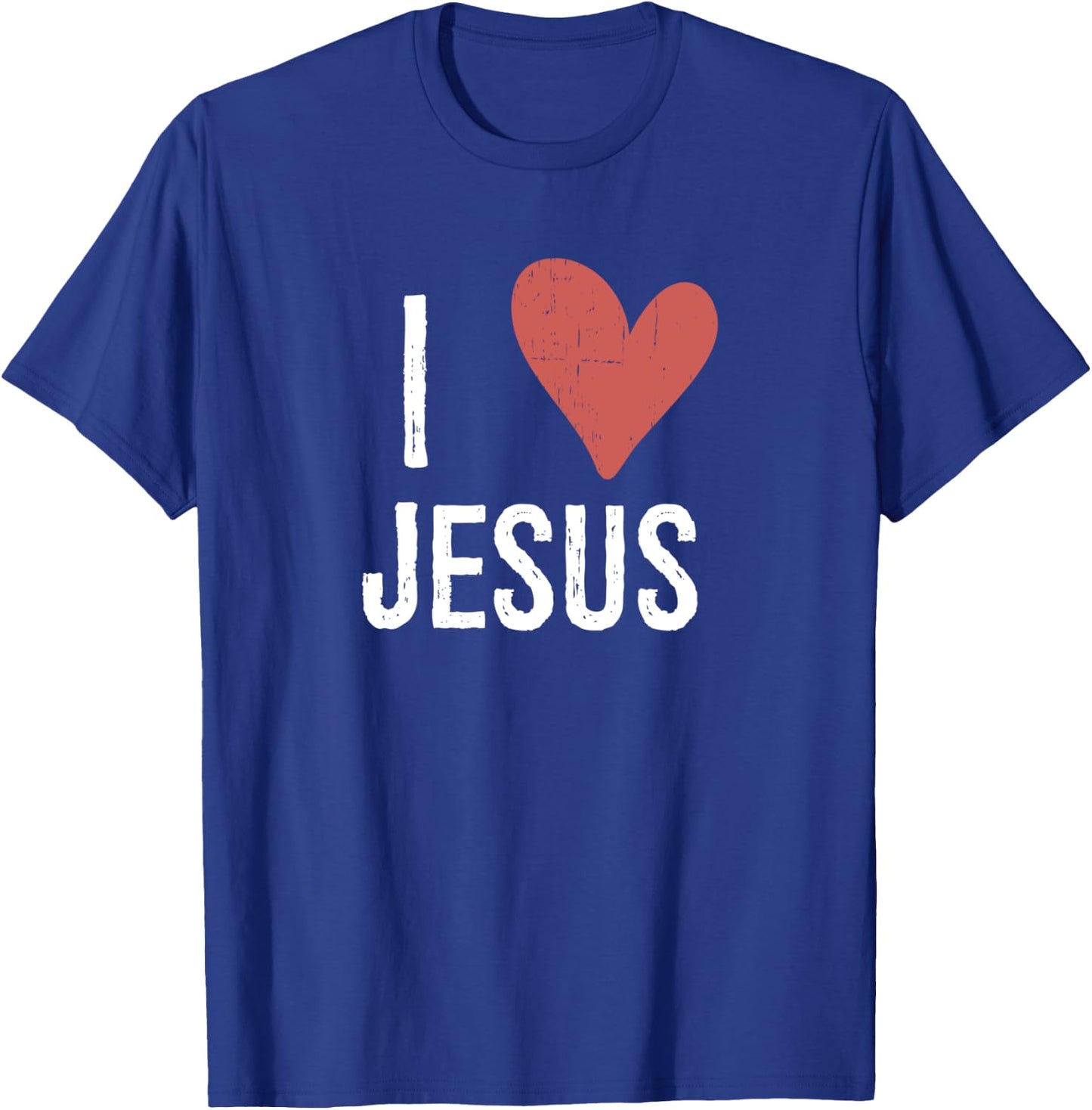 I Love Jesus T-Shirt - T-Shirt | Royal