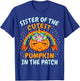 Sister Of The Cutest Pumpkin In The Patch Unicorn Pumpkins T-Shirt - T-Shirt | Royal