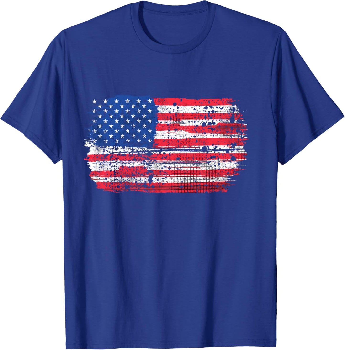US Flag American Flag USA Flag 4th of July T-Shirt - T-Shirt | Royal