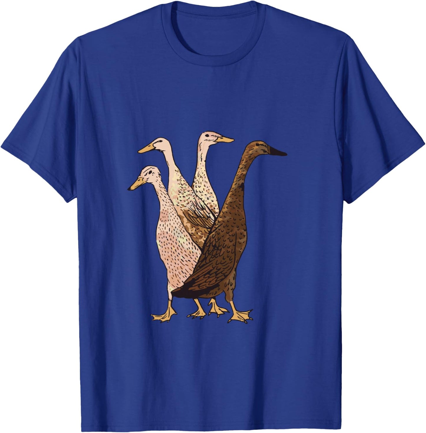 Running Duck Indian Runner duck T-Shirt - T-Shirt | Royal