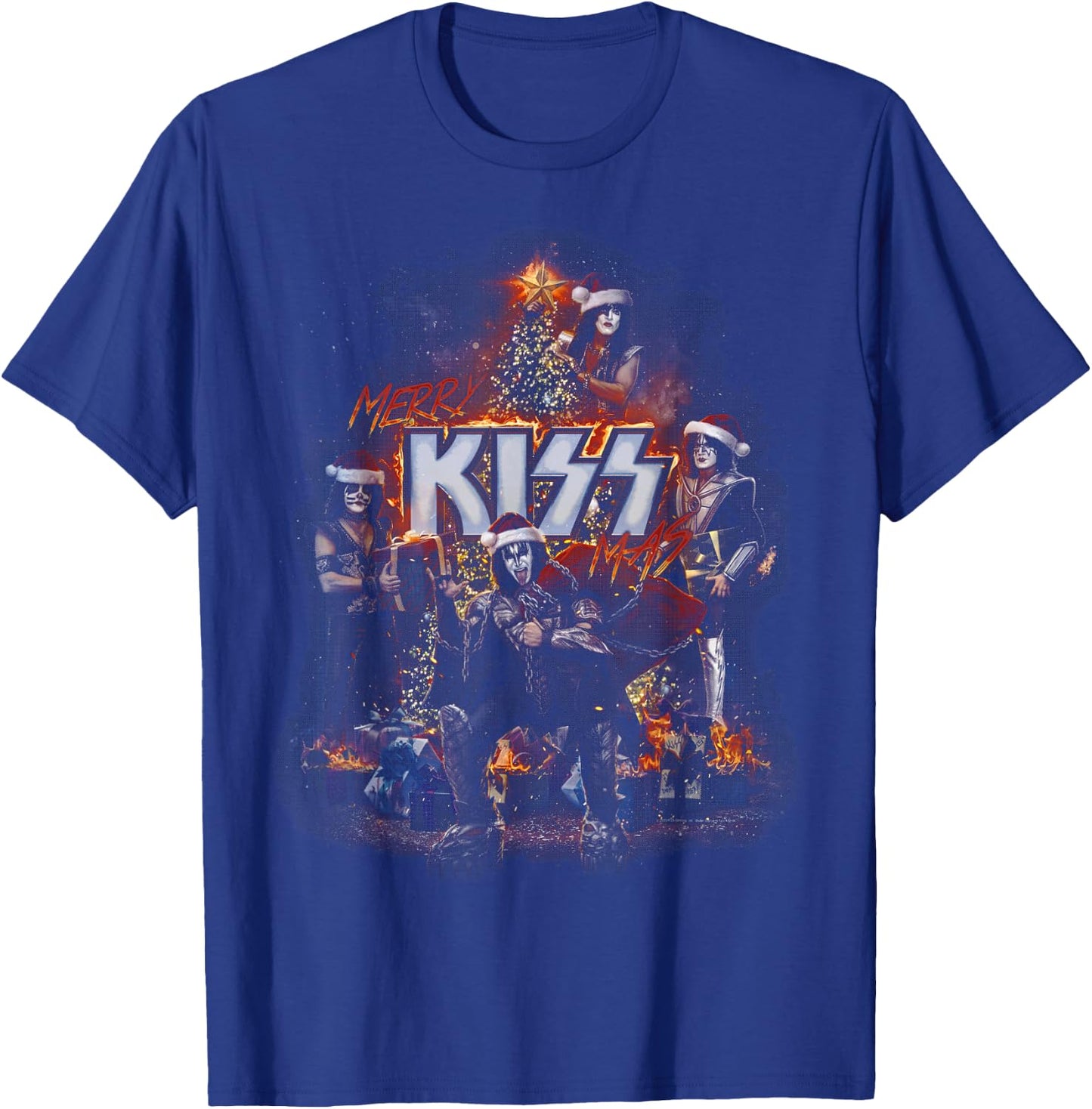 KISS - Very Merry KISSmas T-Shirt - T-Shirt | Royal