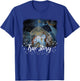 TRUE STORY Christian Christmas Jesus Manger Nativity Art T-Shirt - T-Shirt | Royal