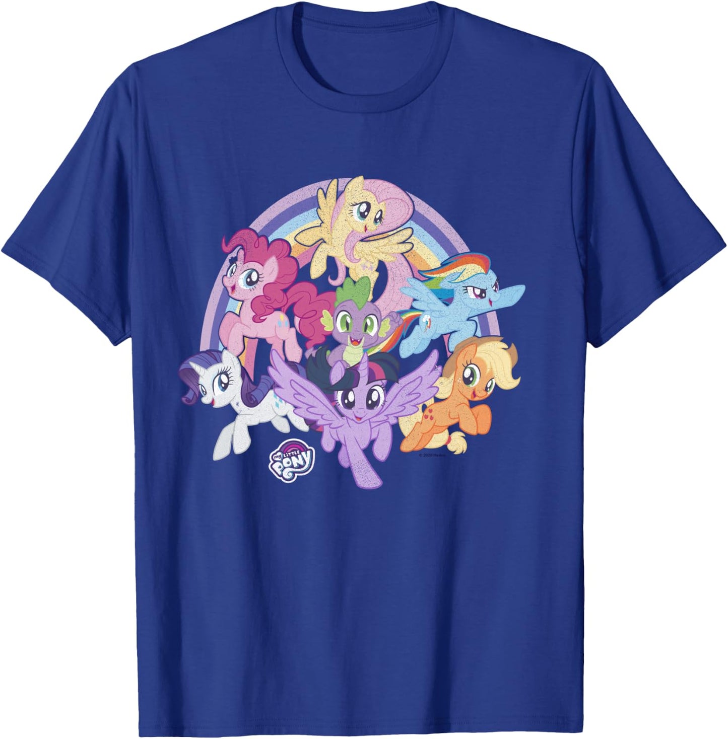 My Little Pony: Friendship Is Magic Rainbow Pony Group Shot T-Shirt - T-Shirt | Royal