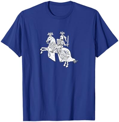 Retro Knight in Shining Armor Vintage Hero T-Shirt - T-Shirt | Royal